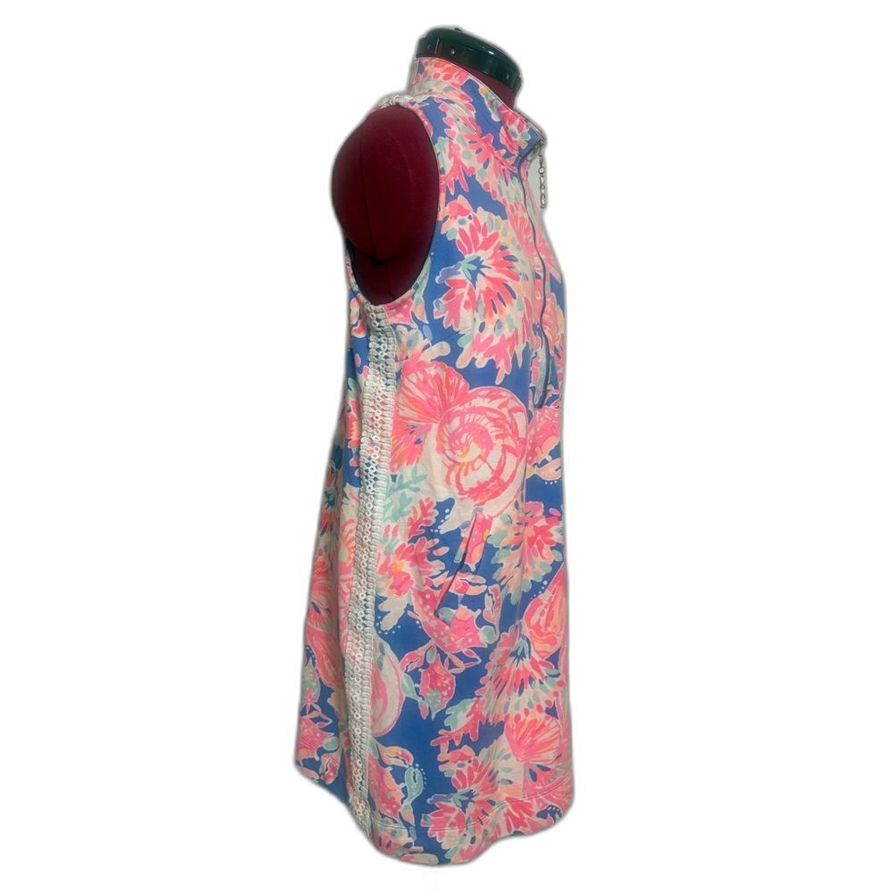 Lilly Pulitzer Skipper Sleeveless Dress Size Large Bennet Blue Bay Dreamin' - Picture 4 of 14